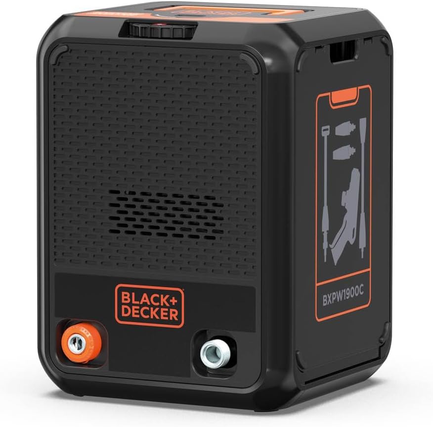 etezen Nettoyeur Haute Pression BXPW1900C, Compact, pour la Voiture et l’extérieur de la Maison, Pression Max. 150 Bar, Débit Max. 460 l/h, Puissance absorbée 1 900 W