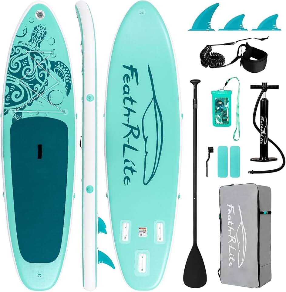 etezen Stand Up Paddle Board Gonflable pour Adultes Sup avec Deux configurations différentes d'accessoires