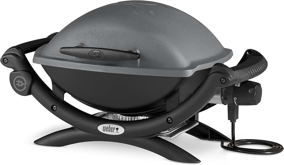 etezen - Q 1400 Série - 43x32 cm - grille fonte, cordon 1,8 m, bac amovible