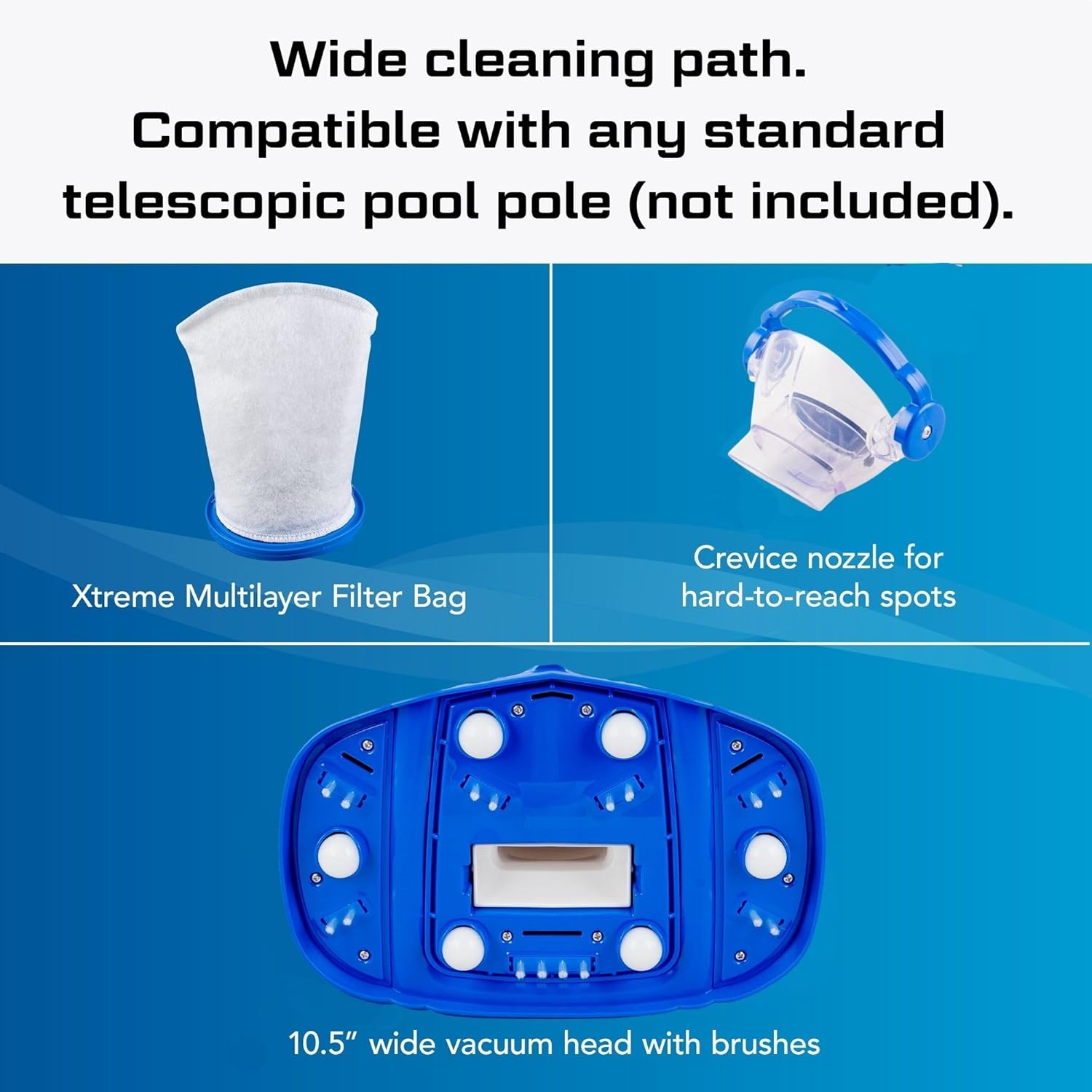 Water Tech - etezen Max Li Gen. 2 - aspirateur sans fil, moteur P30, pour piscine et spa - MaxLiGen2