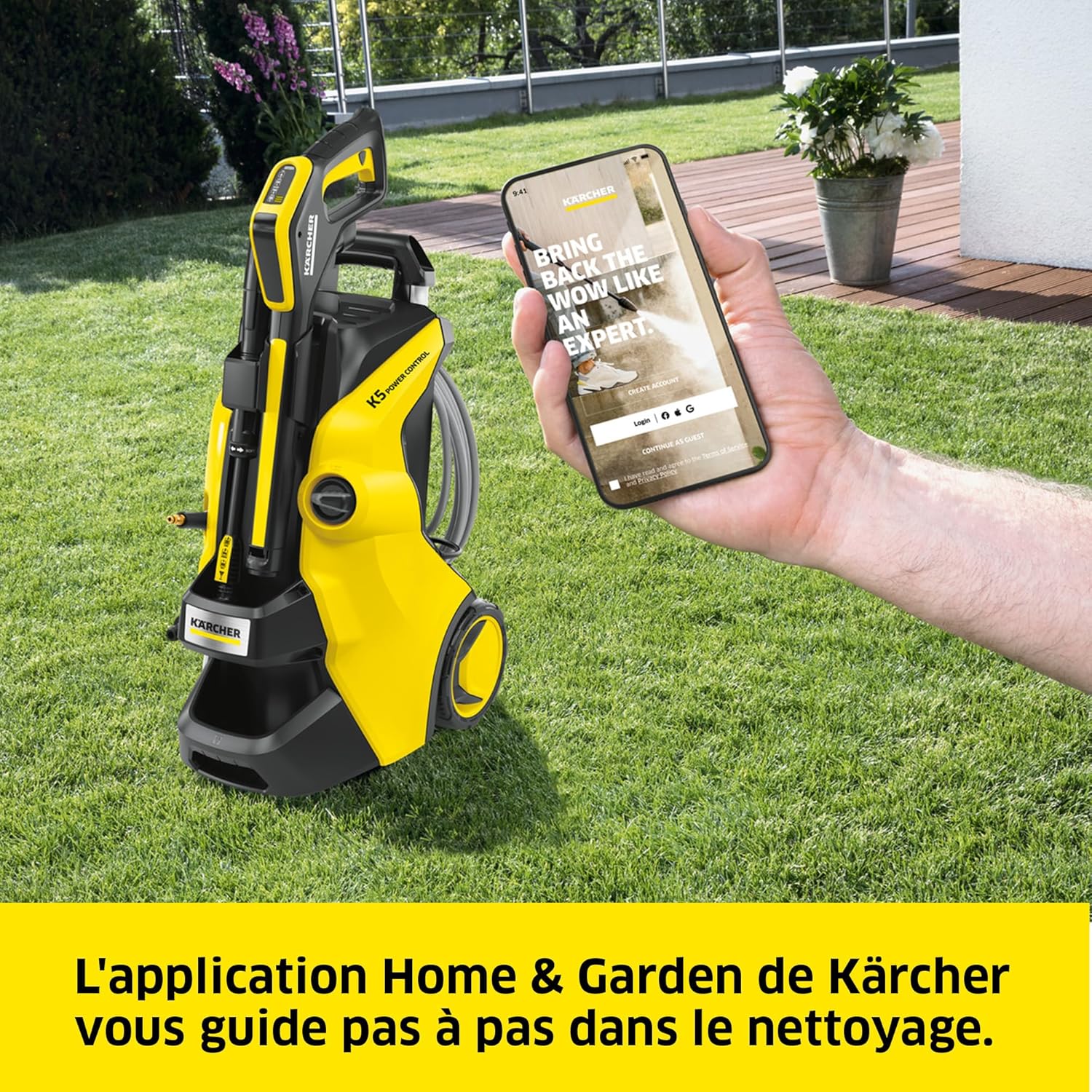 etezen - K5 Power Control - 145 bar, 500 l/h, nettoyage 40 m²/h