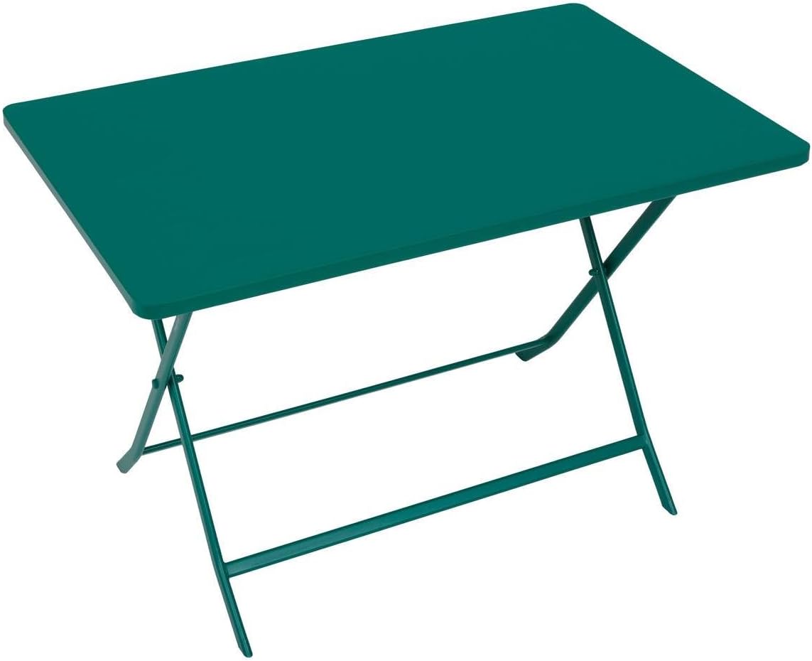 etezen - Greensboro Opale - rectangulaire pliante 4 places - acier antirouille renforcé