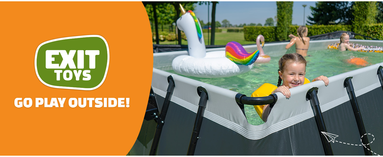 etezen Piscine rectangulaire avec dôme