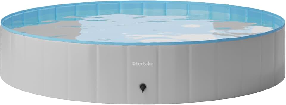 etezen - piscine pliable Ø160cm - jeu intérieur/extérieur chiens