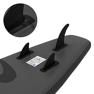 etezen Planche de stand up noir paddling Makani 320x80x15 cm SUP gonflable Planche paddle surf
