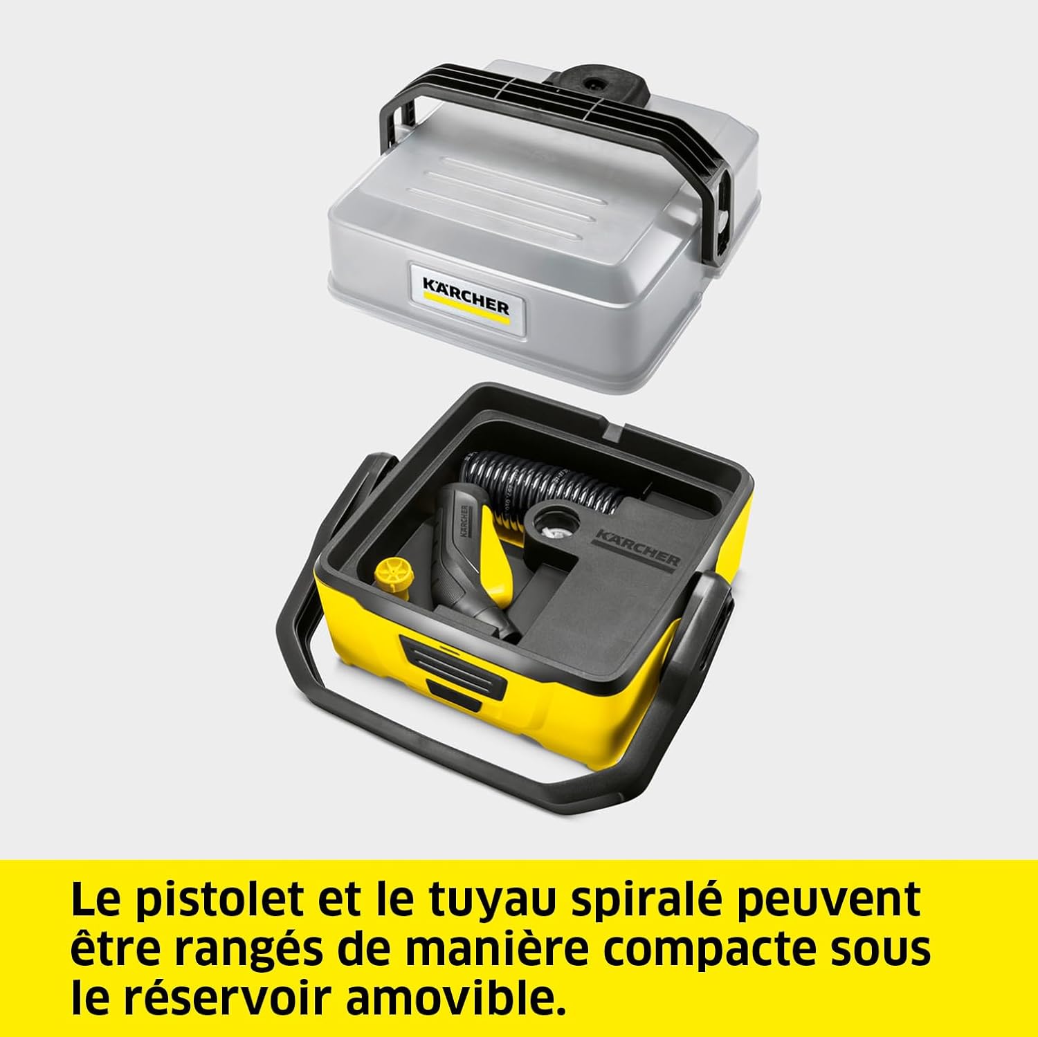 etezen - OC 3 - 2,2 kg - basse pression, batterie Lithium-Ion, 4 L, tuyau 2,8 m
