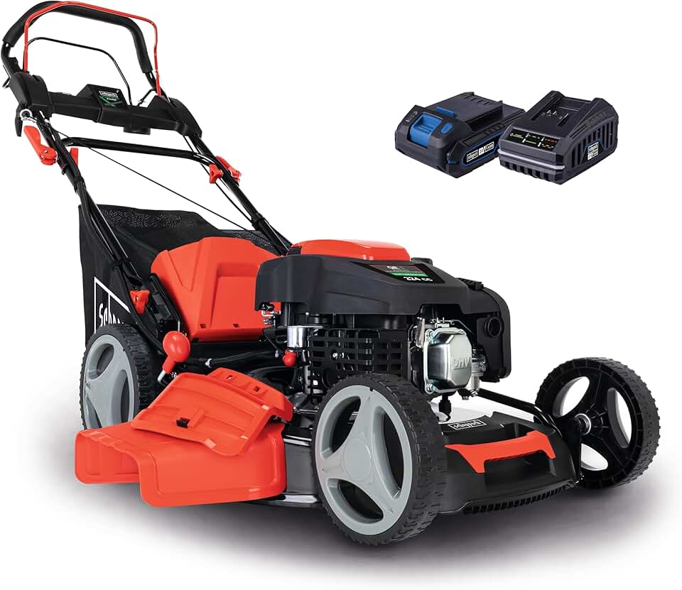 etezen - Tondeuse hybride 53 cm, 4400 W, 65 L, démarrage électrique - MS225-53E
