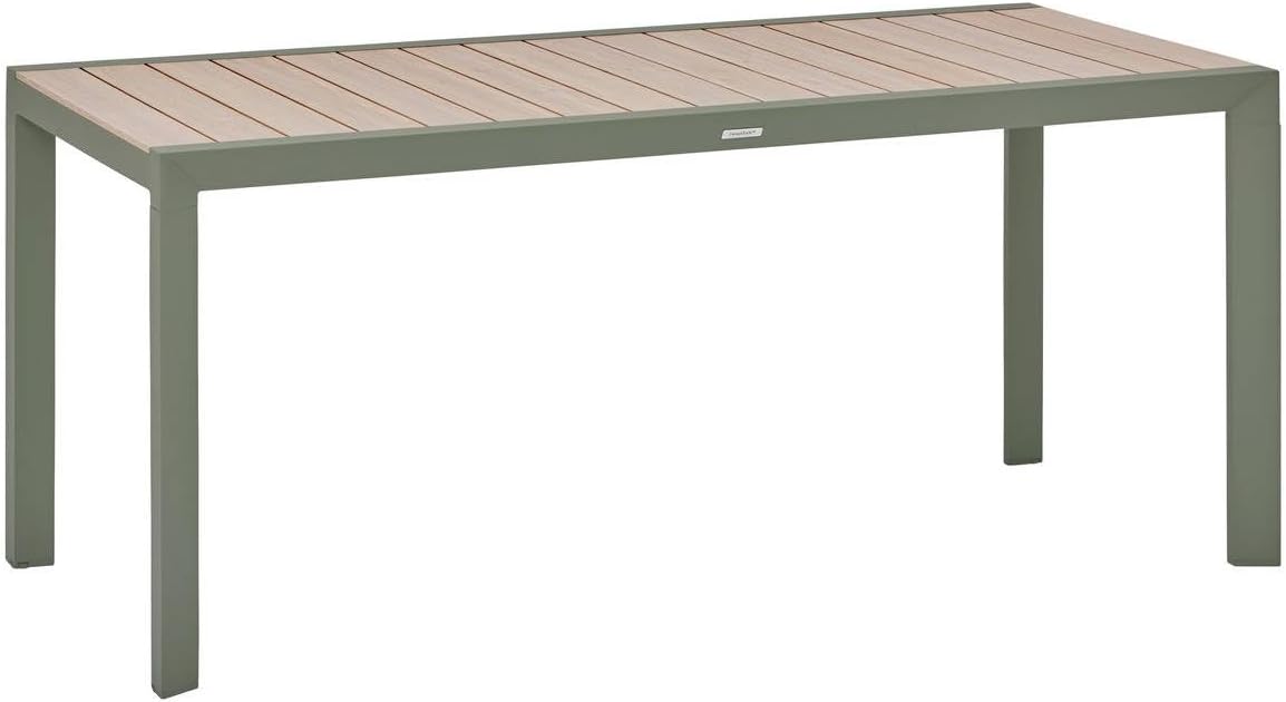 etezen - Table Evasion 6 places - 180x90 cm - alu beige lin/laurier