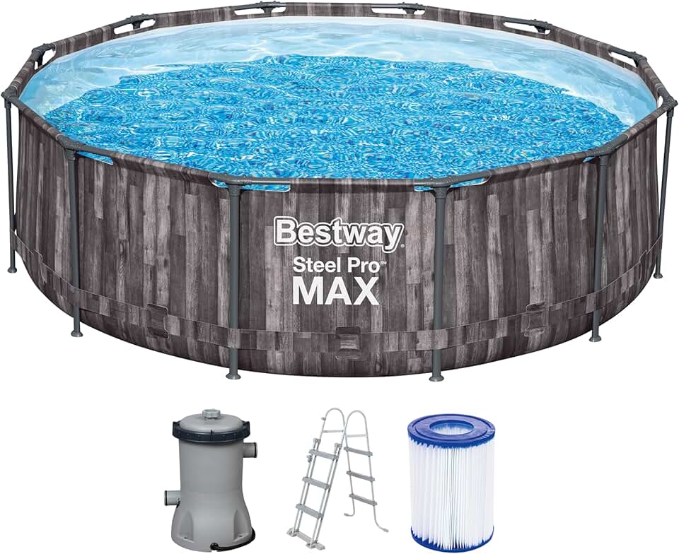 etezen Basen stelażowy Steel Pro Max 366cm 16w1 (5614X)