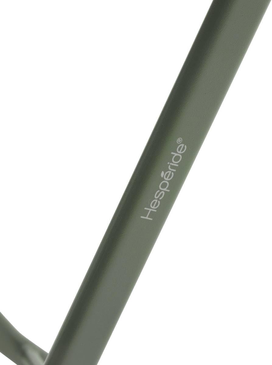 etezen - Greensboro ronde 2 places - acier vert laurier renforcé - table de jardin pliante