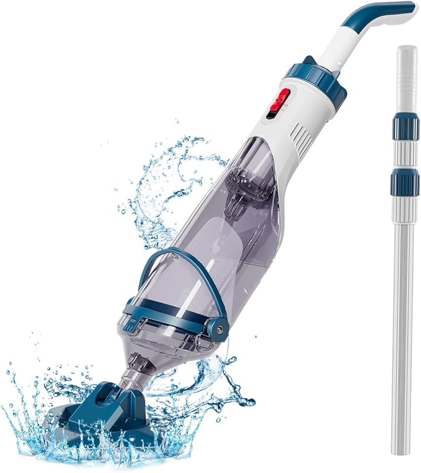etezen - Aspirateur de piscine série sans fil - 222cm - 60min autonomie, 4 filtres, 4200L/h