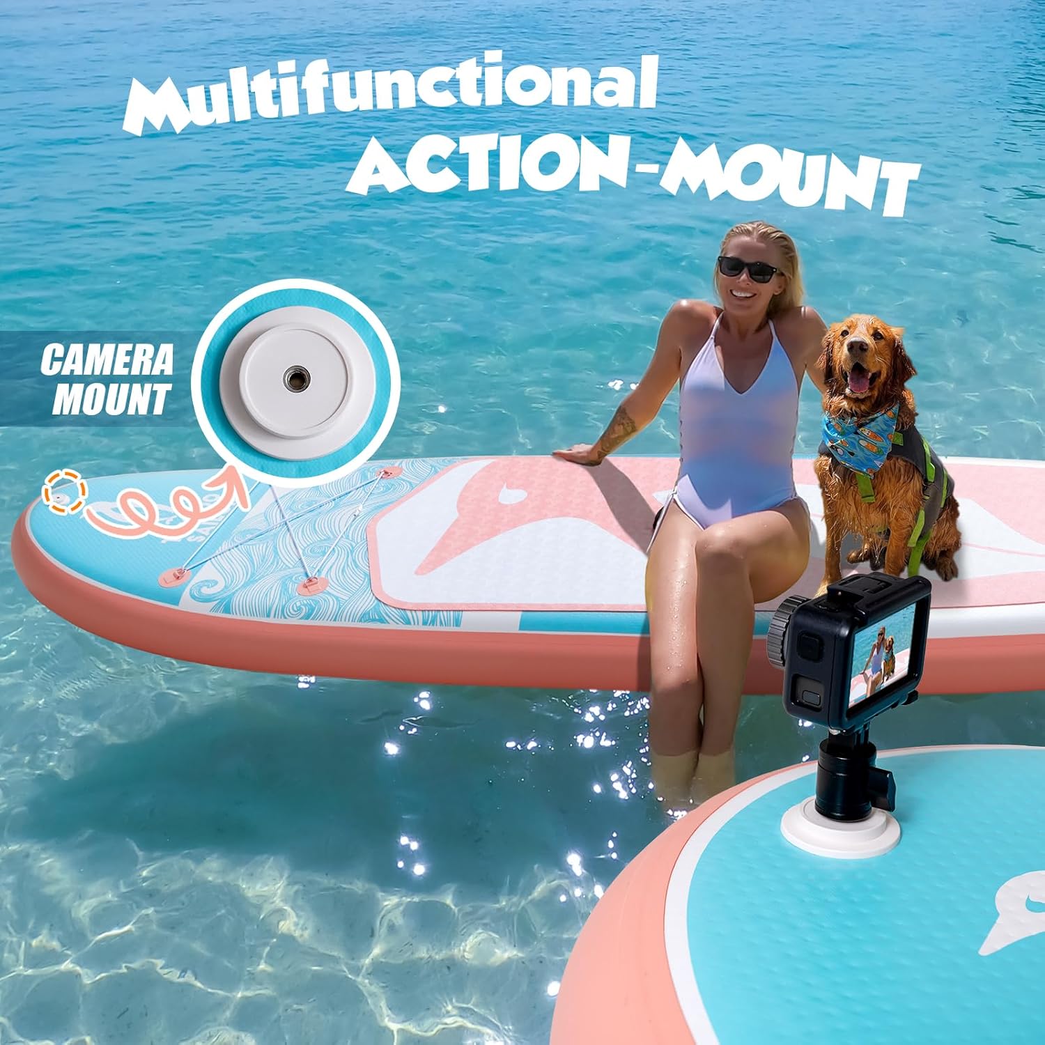 etezen - Paddle Gonflable Adulte - SUP 320 cm - avec accessoires complets