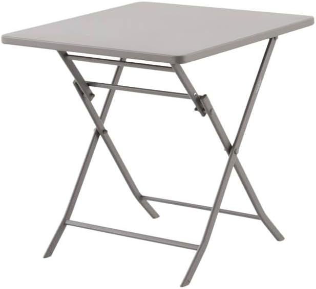 etezen - Greensboro série - 2 places - acier antirouille renforcé - table carrée pliante