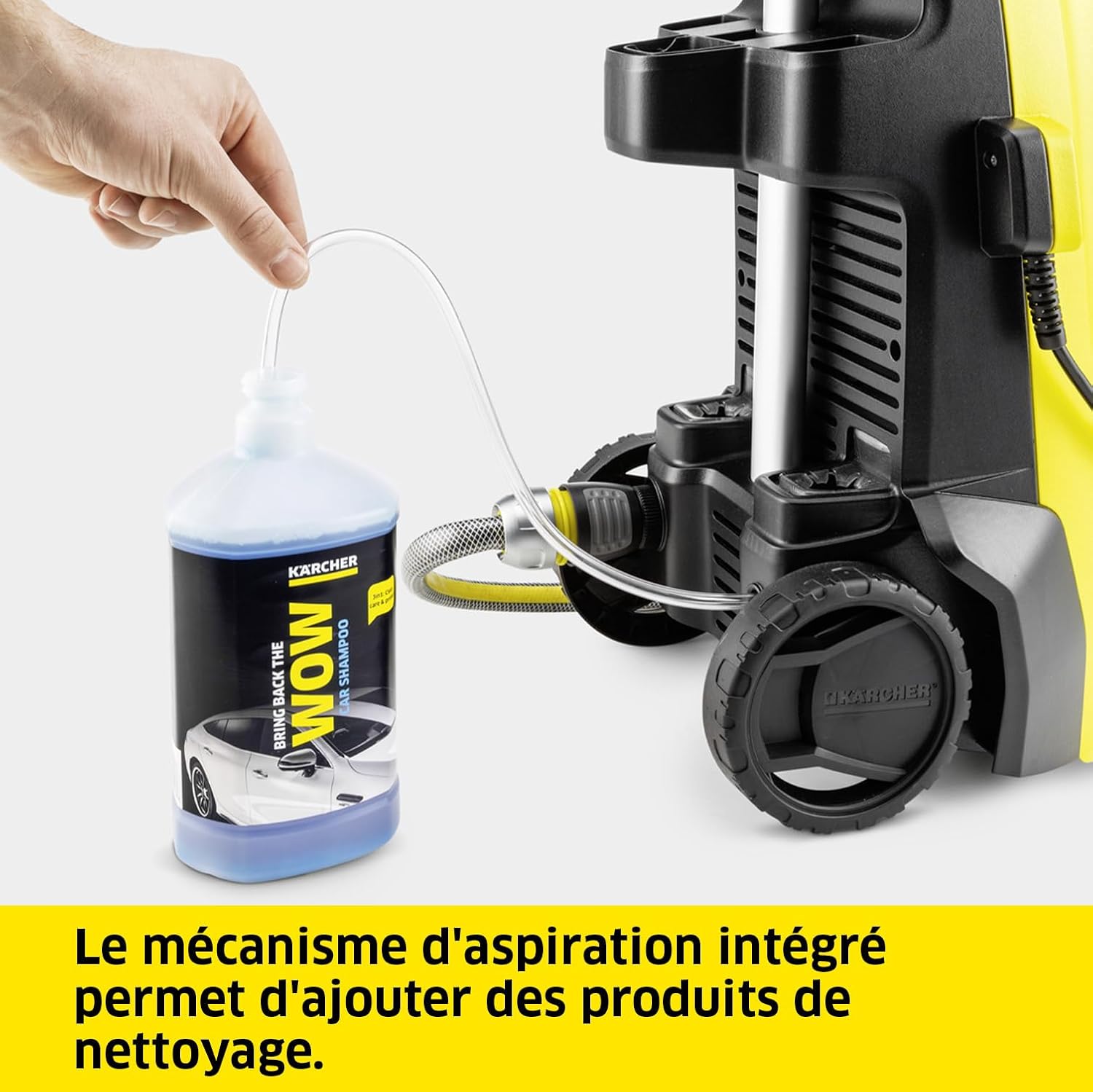etezen Nettoyeur Haute Pression K 4 Classic Home, Pression : Max. 130 Bar, Débit : 420 l/h, Surface : 30 m²/h, Filtre à Eau, Poids : 4,6kg, Pistolet Haute Pression, Rotabuse, Lance, Home Kit