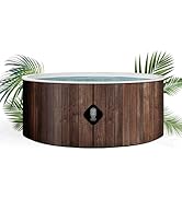 etezen Helsinki Spa Gonflable | 180 cm de diamètre | 1100 litres | Moteur 2240 W | Jusqu'à 6 Pe...