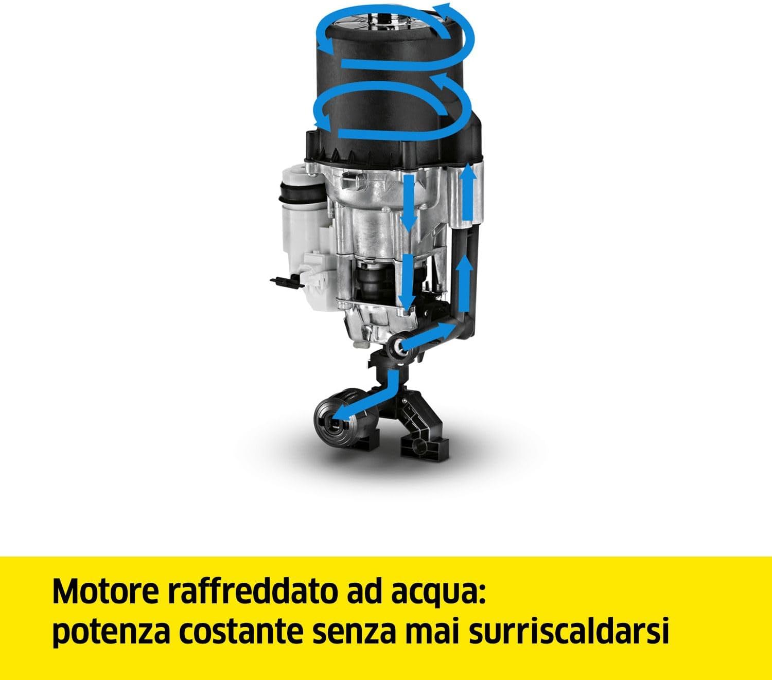 etezen Nettoyeur Haute Pression K 5 Premium Power Control, Pression : max. 145 bar, Débit : 500 l/h, Surface : 40 m²/h, Poids : 13,9 kg, Flexible et Pistolet Haute Pression, Rotabuse, Lance
