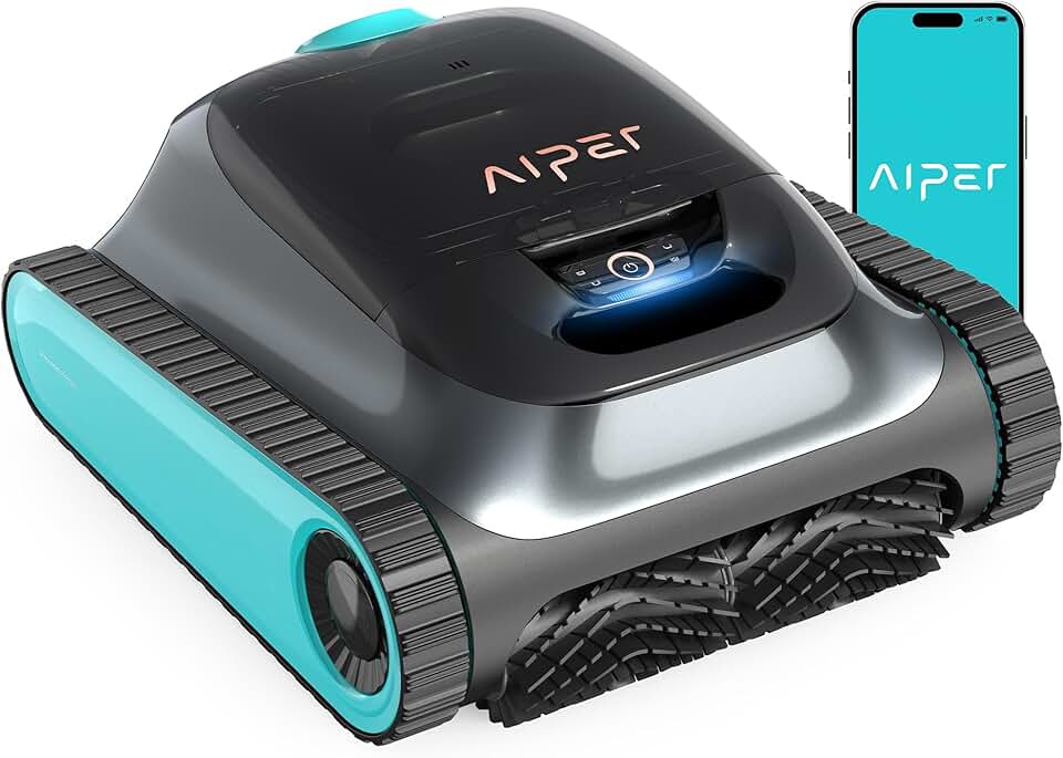 (2026 Upgrade) etezen Scuba S1 Robot Piscine Nettoyage Sol, Parois & Ligne d’Eau, Autonomie de 270 Min, Filtration Ultra-Fine, Navigation Intelligente, Application & Mises à Jour OTA, Bleu