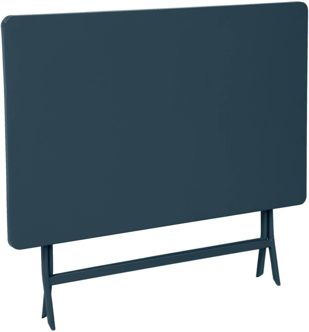 etezen - Greensboro - table de jardin pliante 4 places acier époxy antirouille