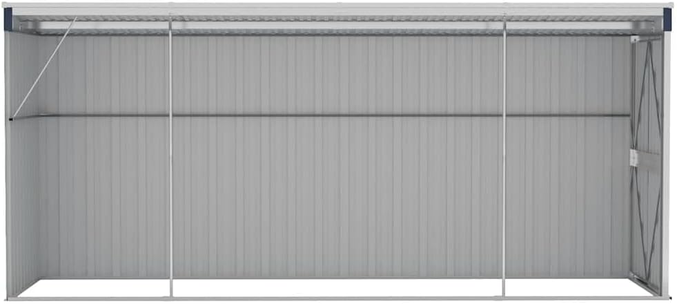 etezen Abri de Jardin Mural Anthracite 118x382x178 cm Acier,Maison & Jardin, Pelouses & Jardins, Vie en extérieur, Structures extérieures, Cabanes & abris de Jardin, Anthracite (Poids 47.9KG)