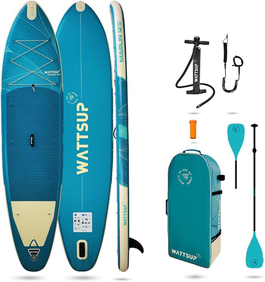 etezen - Sup Stand Up Paddle Gonflable - Gamme Essentials - Dropstitch - Pack Complet : Pagaie 2in1 Leash Pompe Sac de Transport