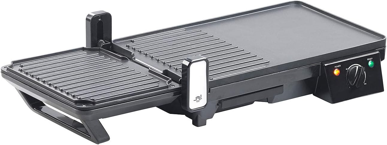 etezen - grille-plancha 2 en 1 2000W - table - cuisson rapide