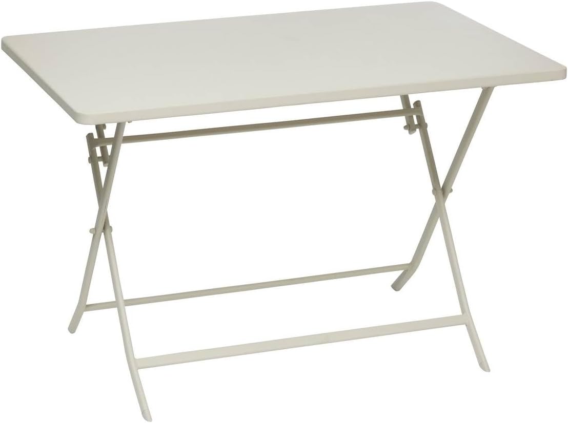 etezen - Greensboro pliante rectangle 4 places - acier renforcé - 110x70 cm