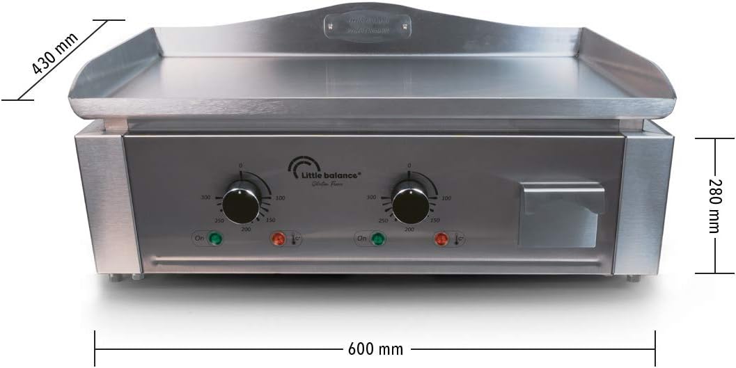 etezen - Aquitaine Pro série - inox - 2 zones, 3500W - 8476