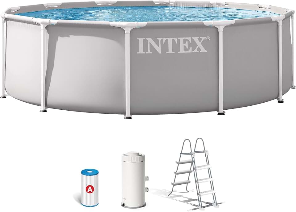 etezen - Piscine Prism Frame ronde tubulaire 3,66 x 0,99 m - 26716ND