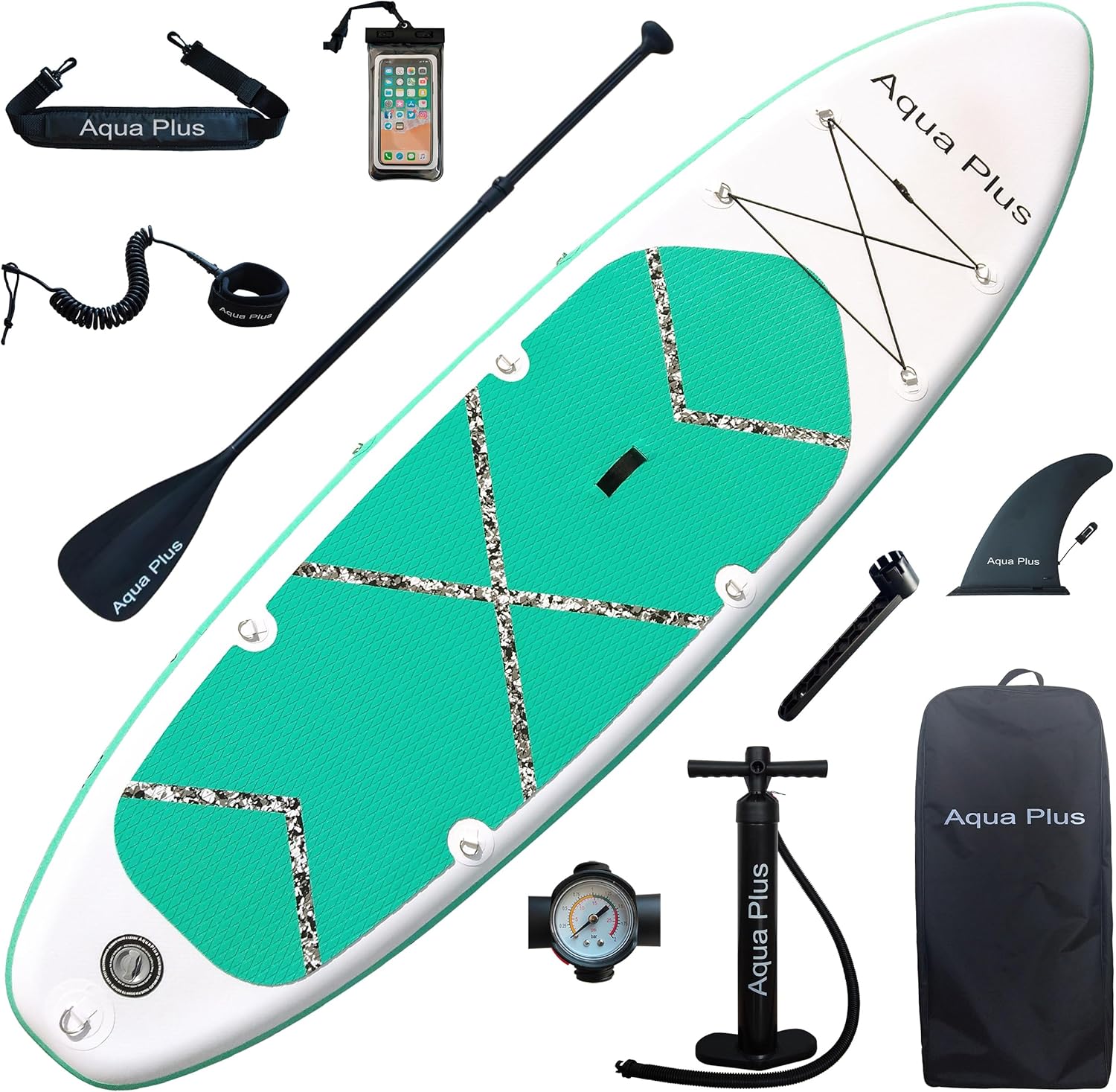 etezen - SUP gonflable 15cm - pagaie, pompe, sac, adulte