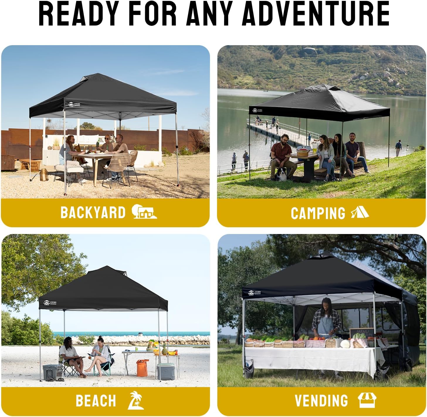 etezen - tonnelle pliante - 3x3m - imperméable UPF50+, sac, sacs de sable