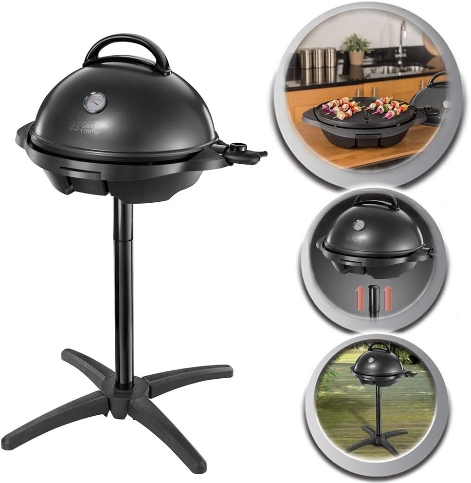 etezen - Barbecue 2 en 1 - 44,5cm - Électrique, grill avec bac à graisse, 2400W, 22460-56