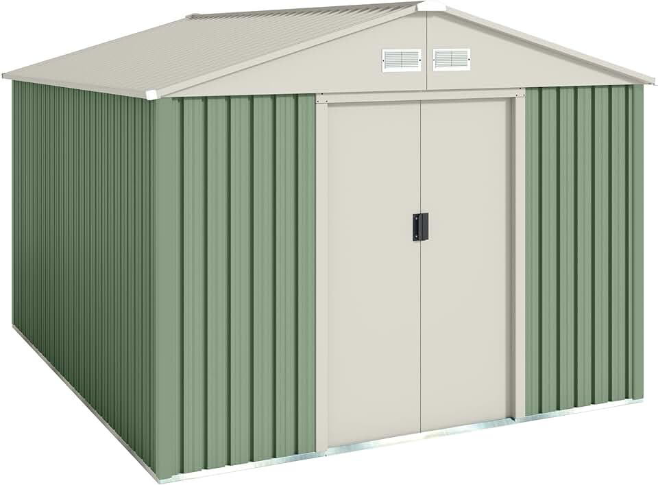 etezen Abri de Jardin en métal 7.86 m2 - Garantie 10 Ans - 261x301x198cm