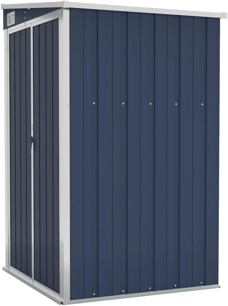 etezen Remise de Jardin Murale Anthracite 118x100x178 cm Acier,Structures extérieures, Cabanes & abris de Jardin,316219
