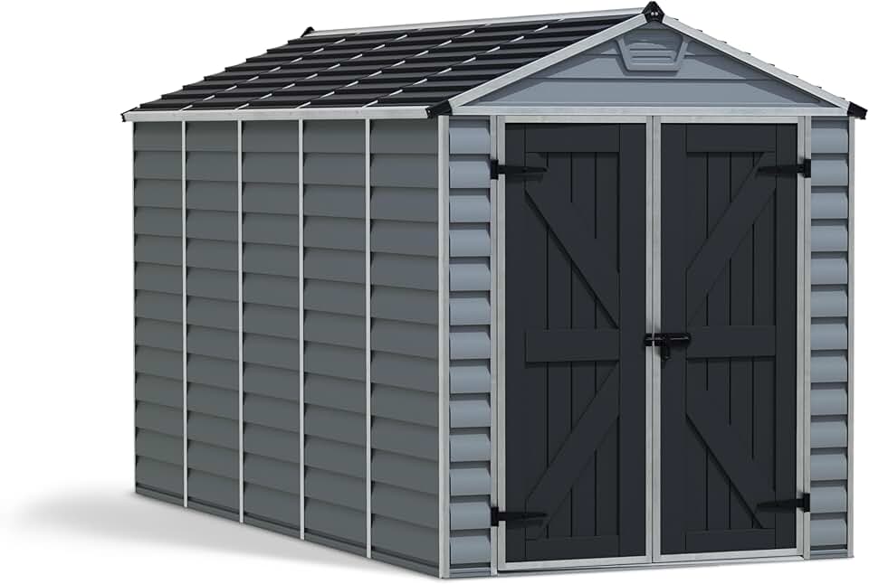 etezen - etezen - 7m² - aluminium, polycarbonate gris