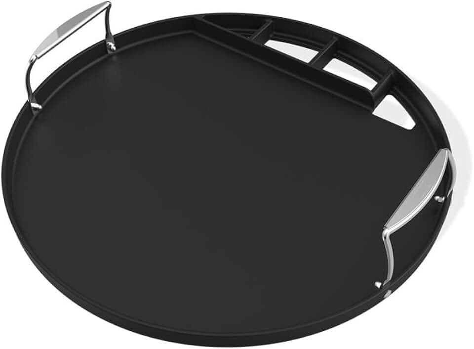 etezen - Plancha pour barbecue charbon - 57 cm - haute résistance