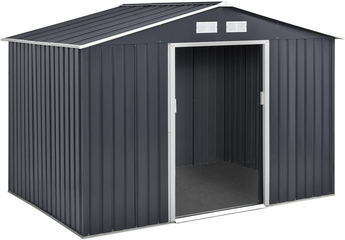 etezen - Vegas - 5.29m² - abri de jardin métal gris - 1299_93415