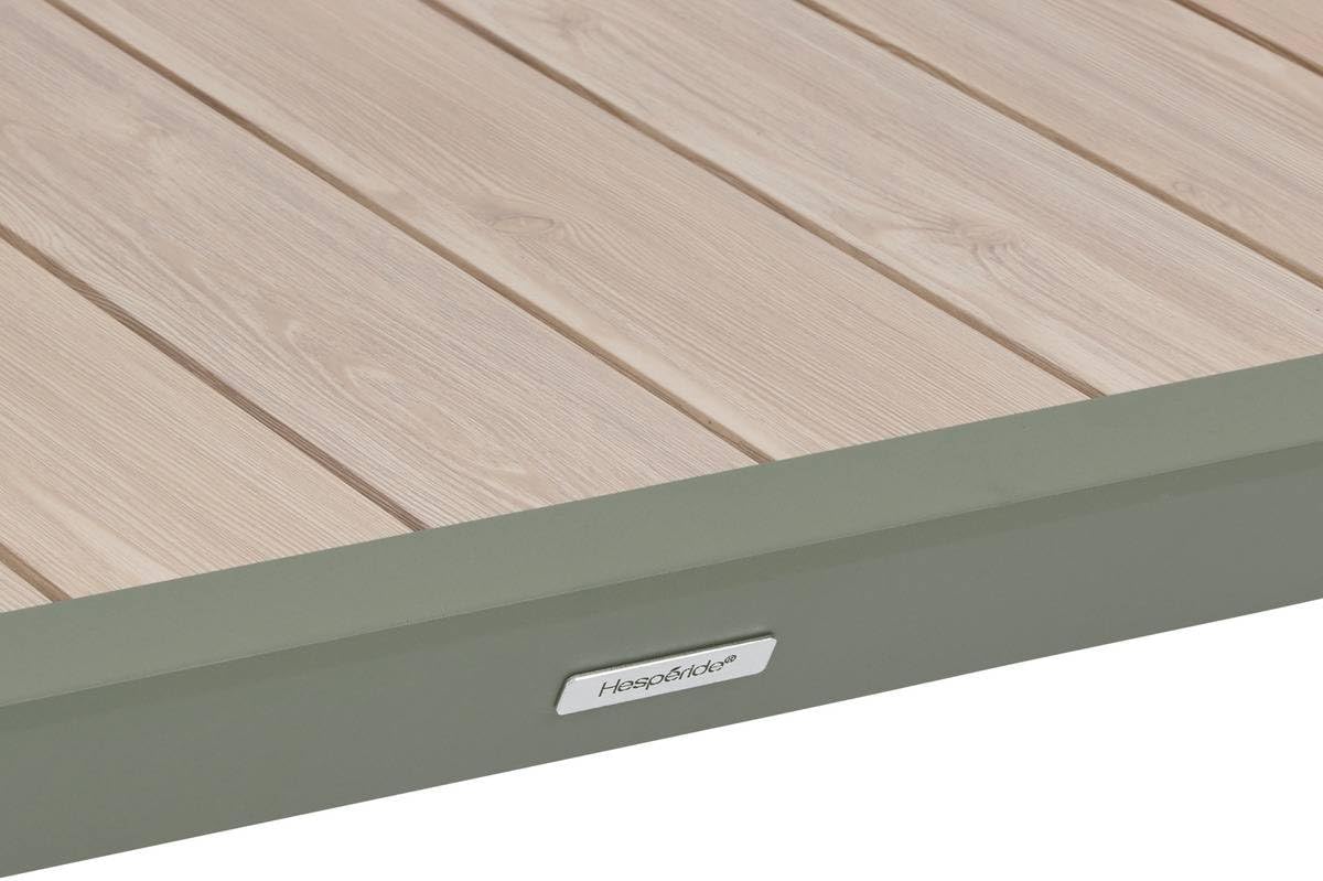 etezen - Table Evasion 6 places - 180x90 cm - alu beige lin/laurier