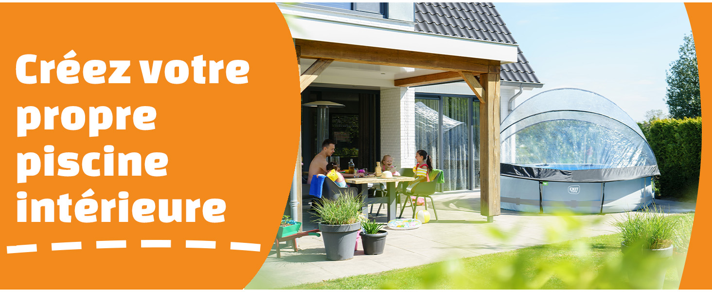 etezen piscine jardin auvent rond universel