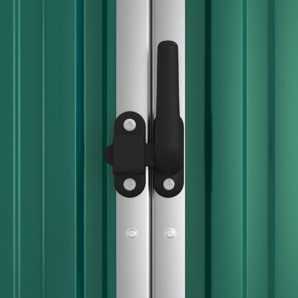 etezen Abri à Outils de Jardin Vert 161x89x161 cm Acier galvanisé, Maison & Jardin, Pelouses & Jardins, Vie en extérieur, Structures extérieures, Cabanes & abris de Jardin, Vert, (Poids 29.62KG)