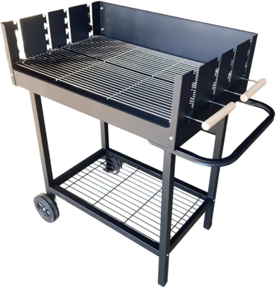 etezen - Serena - XXL - Barbecue charbon acier, grille réglable
