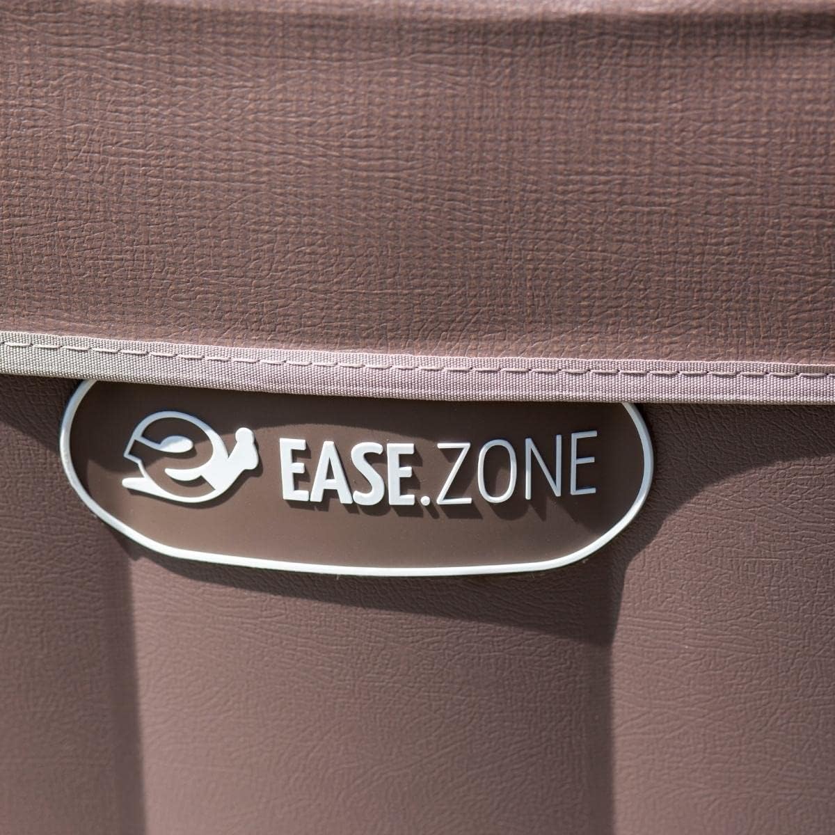etezen Spa hydromassage Gonflable Chauffant 4-6 Personnes 185 x 65 cm Pompe Super silencieuse intégrée, Marron