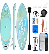 etezen Paddle Gonflable Adulte 320/335cm, Planche de Stand up Paddle Gonflable 2 Personnes, Si...
