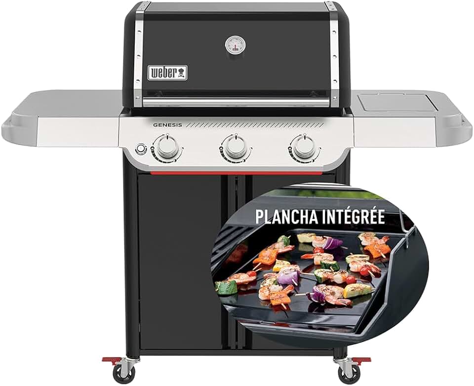 etezen - Genesis E-315W - barbecue gaz plancha - 3 brûleurs puissants
