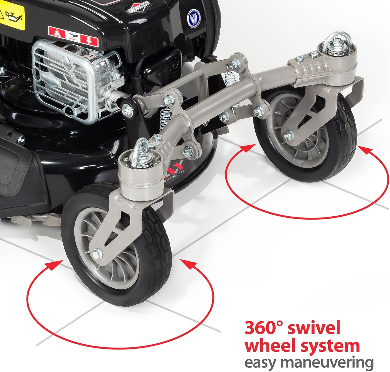 NAX POWER PRODUCTS - tondeuse essence série 750EX, 51 cm, moteur 161 cm³, roues avant pivotantes, 3001S