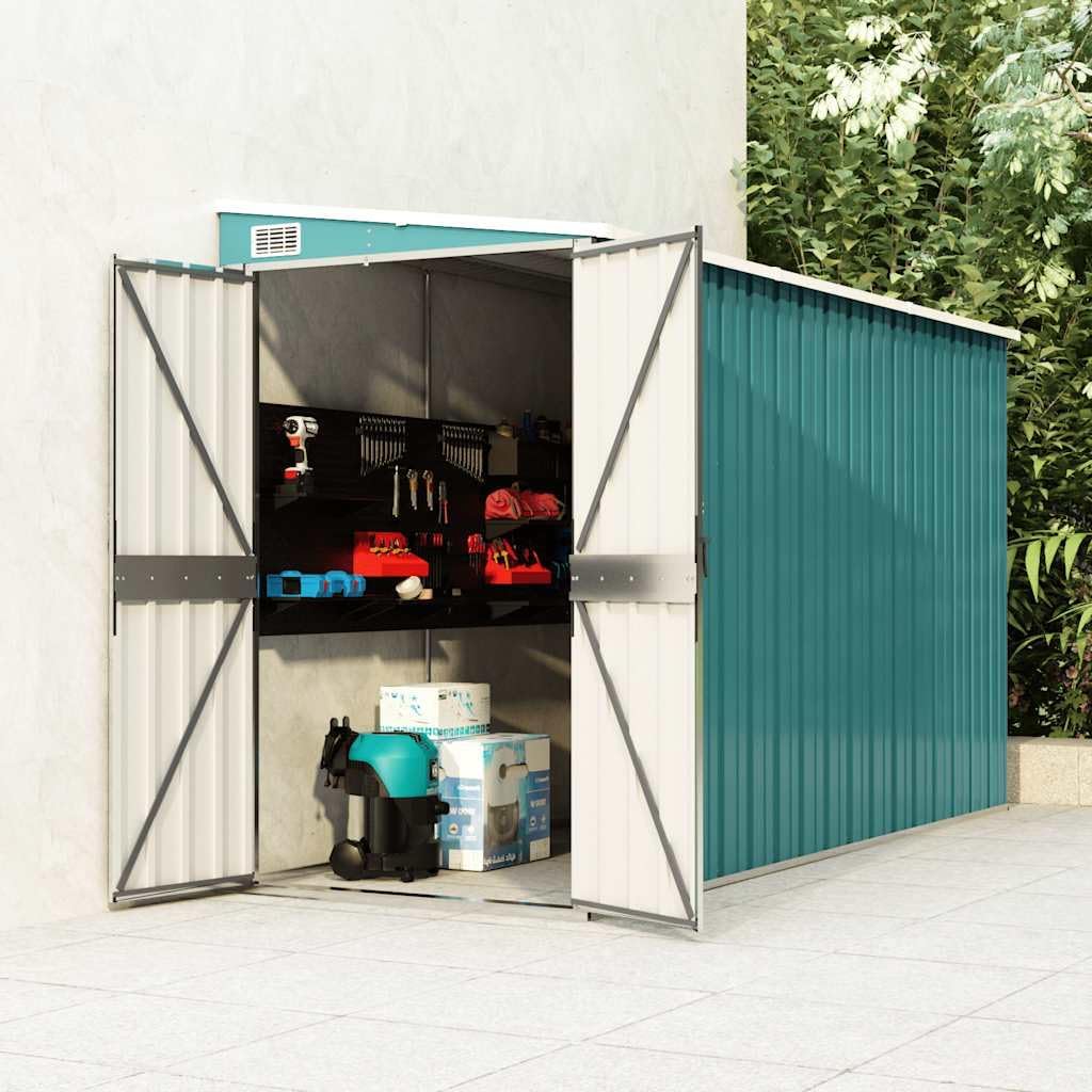 etezen Abri de Jardin Mural Vert 118x288x178 cm 