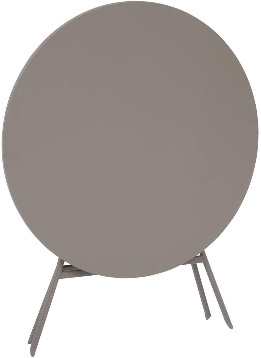 etezen - Greensboro - table pliante ronde acier antirouille 4 places