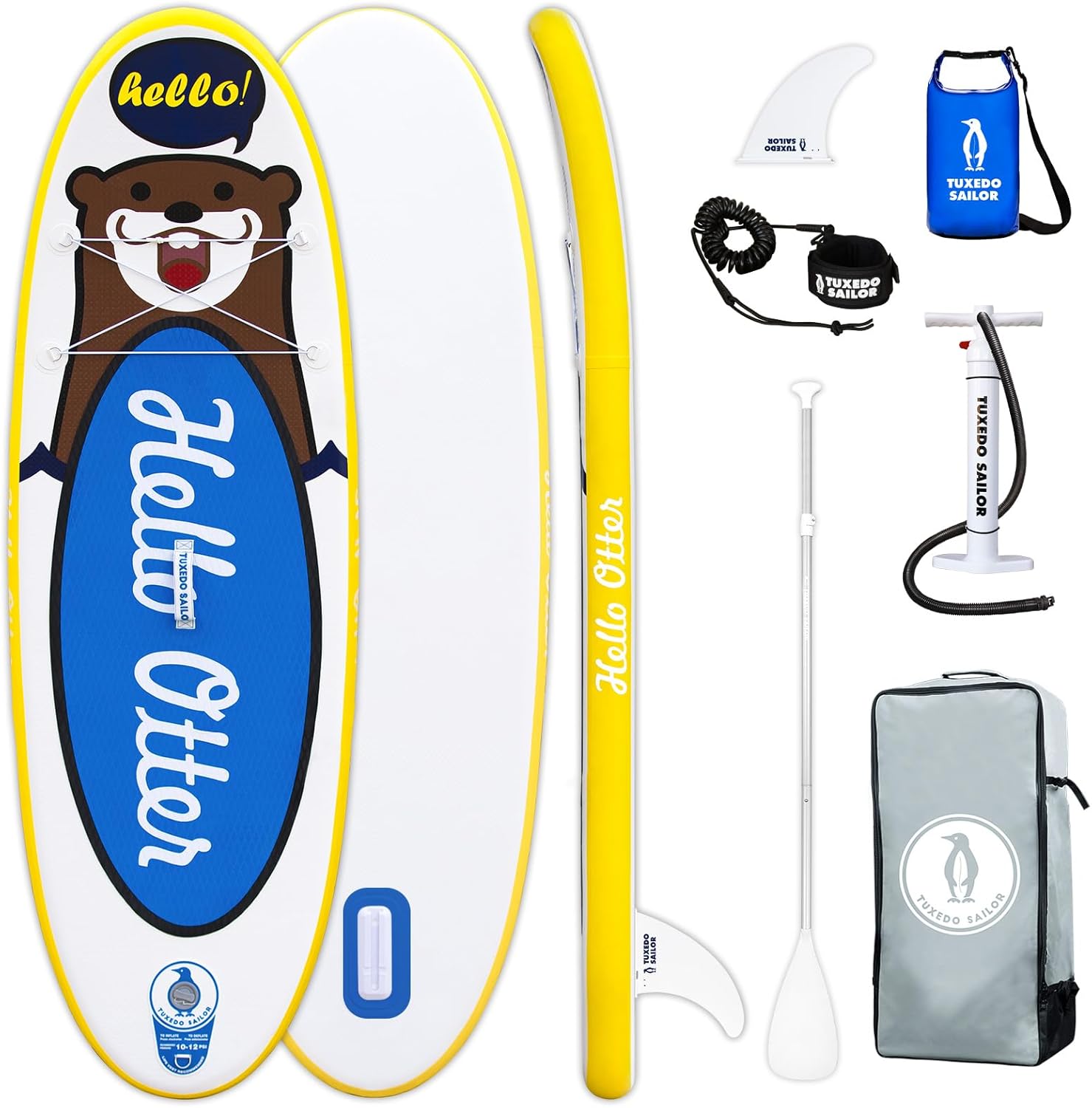 etezen - planche SUP adulte gonflable, accessoires inclus, 320x81x15cm