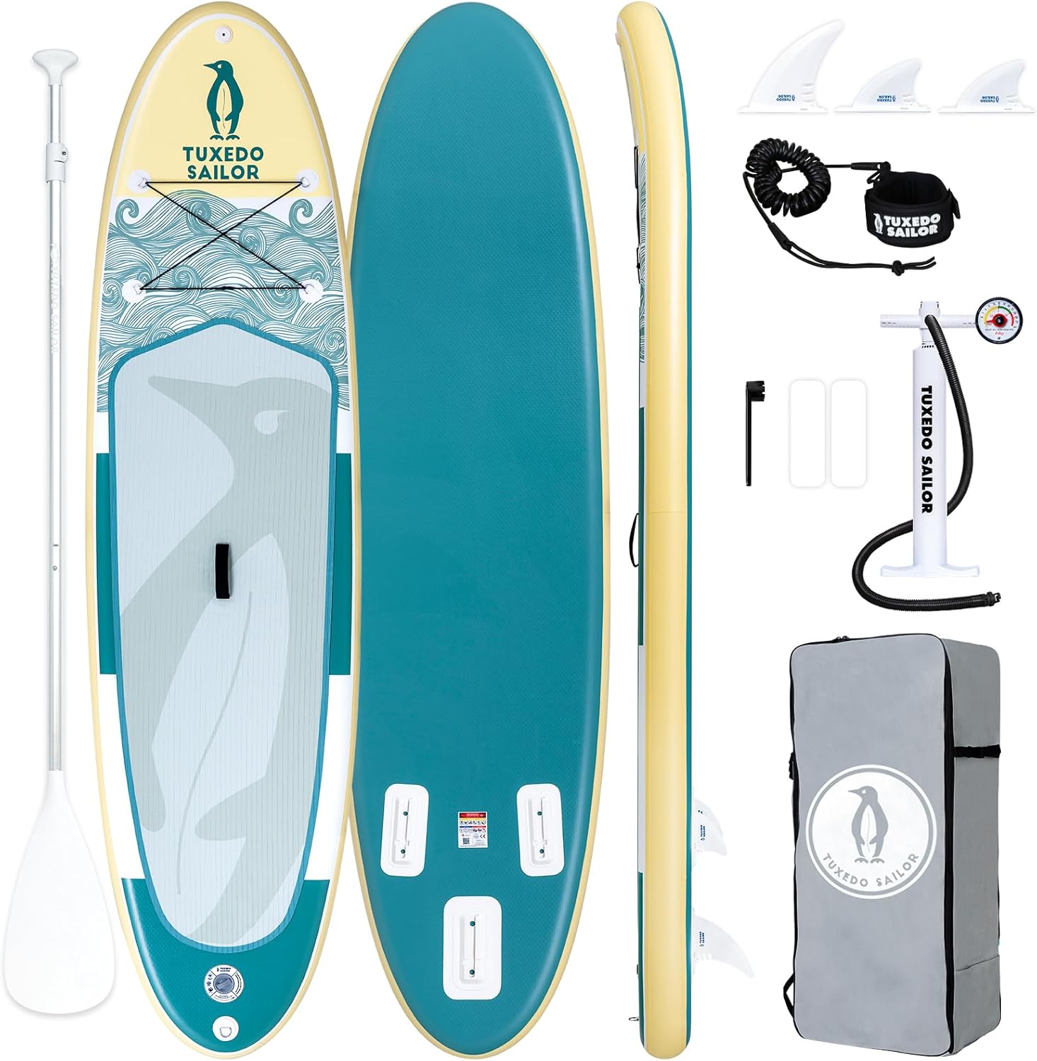 etezen - Paddle gonflable adulte - planche SUP avec accessoires complets