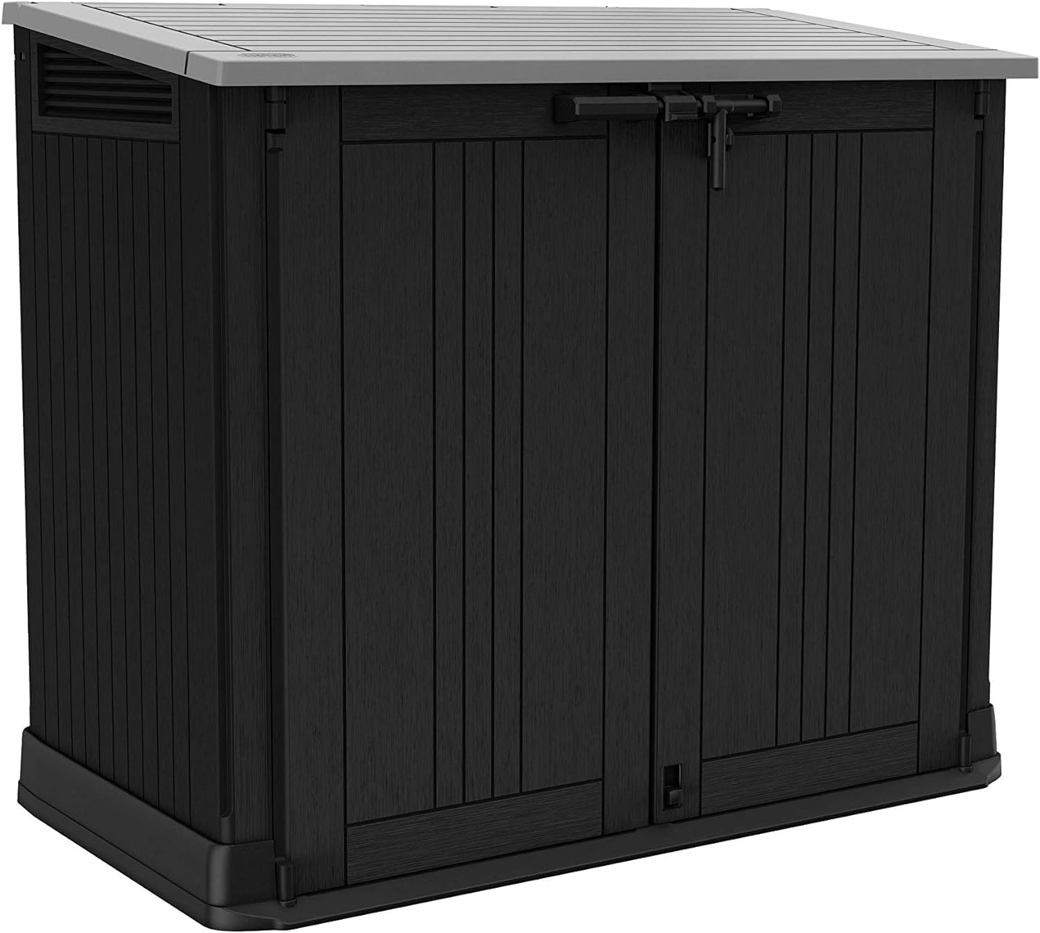 etezen - Abri horizontal SIO Nova - 880L - rangement poubelles noir