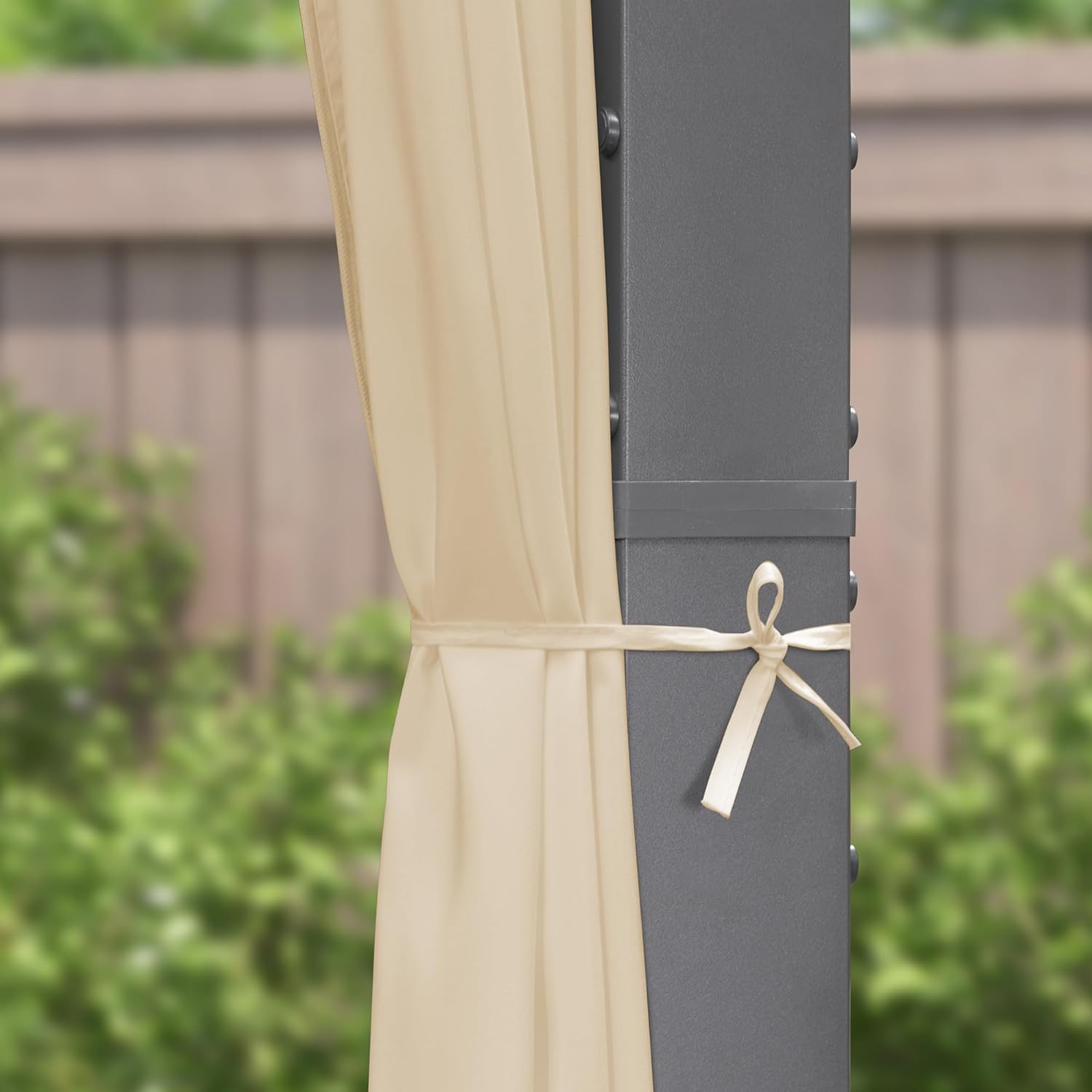 etezen - Pergola aluminium série Rideau - 4x3m toit coulissant extérieur